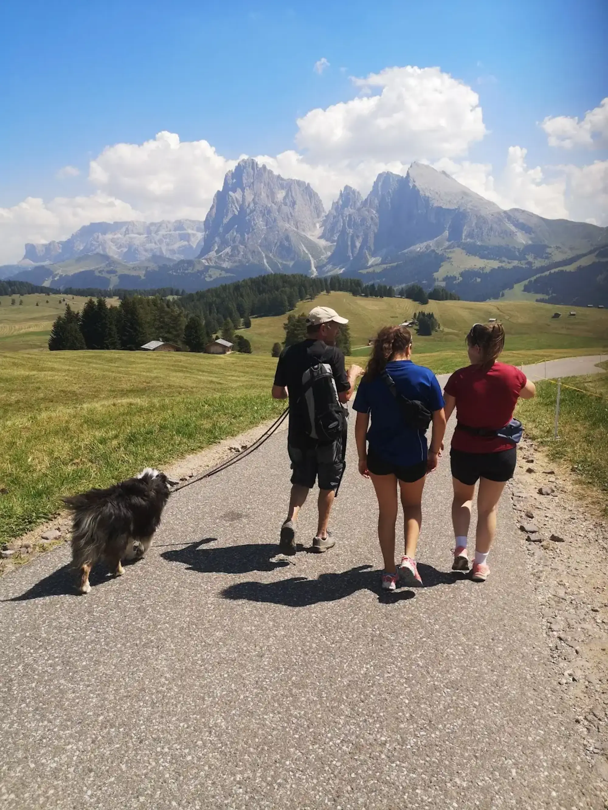 Sommerweg in den Dolomiten Sommerweg in den Dolomiten