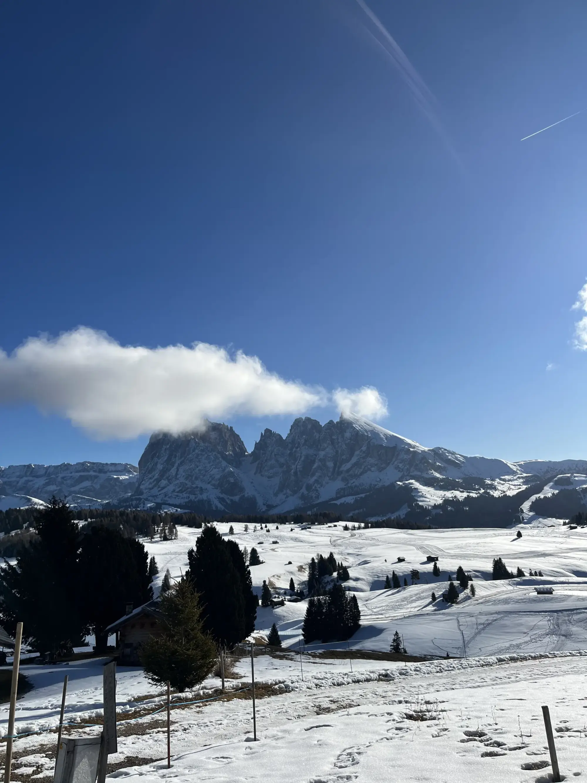 Winter auf der Seiser Alm Winter auf der Seiser Alm