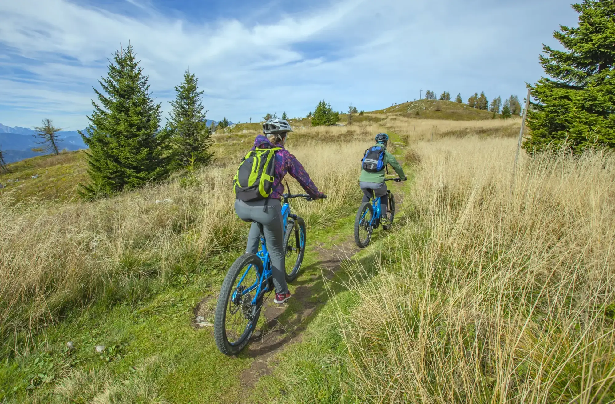 Wanderweg im Naturpark Schlern-Rosengarten Wanderweg im Naturpark Schlern-Rosengarten